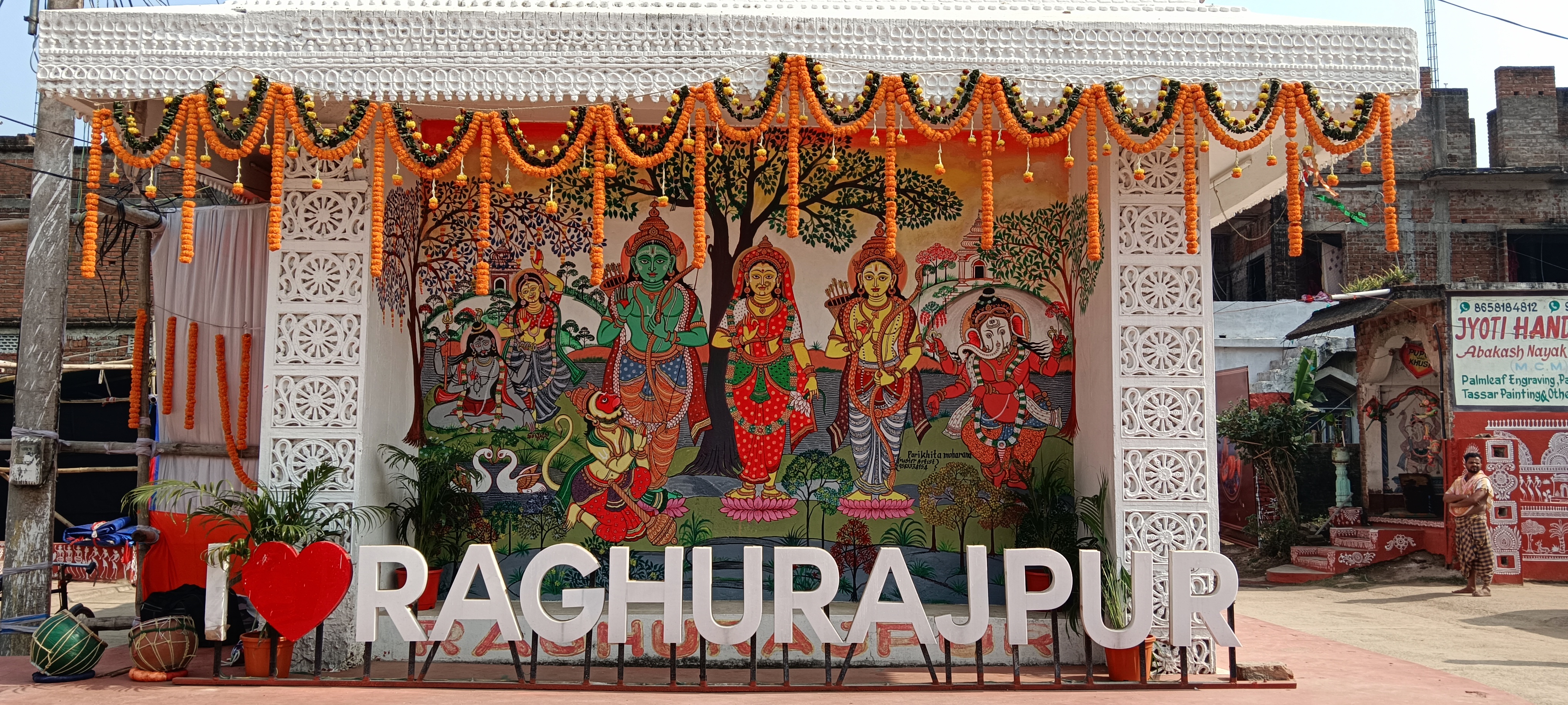 Raghurajpur Heritage village
